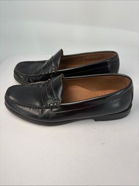 G.H. Bass & Co. Black Leather Penny Loafers